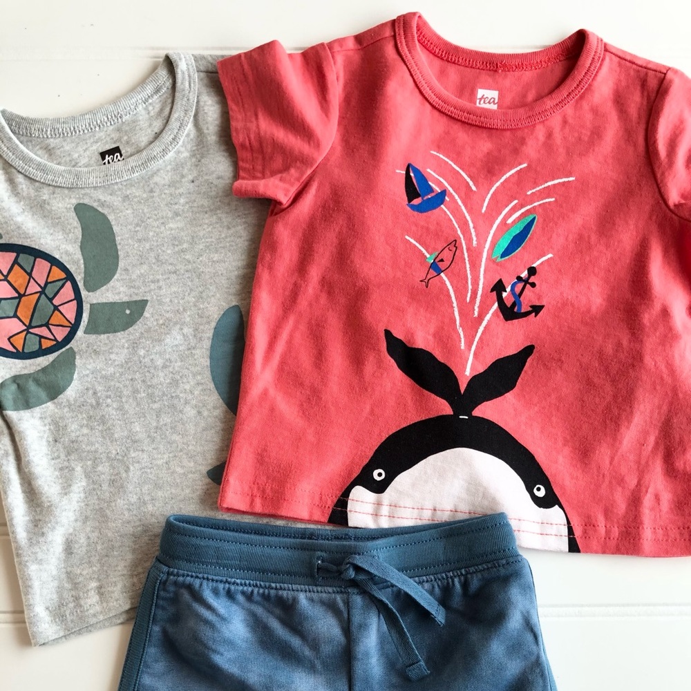 NWT size 9-12 months Tea Collection Bundle